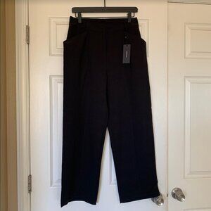 Vero Moda Straight Leg 7/8 High Rise Pant, Black, Size M, 32" Inseam